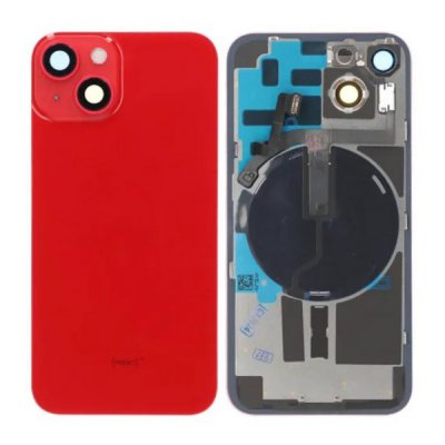 iPhone 14 Baksida Glas OEM - Röd
