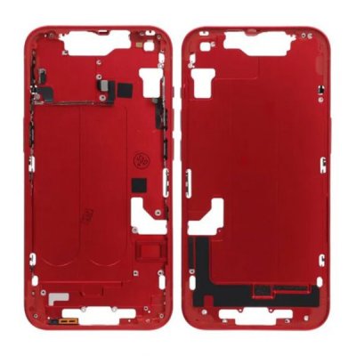 iPhone 14 Baksida med Ram OEM - Röd