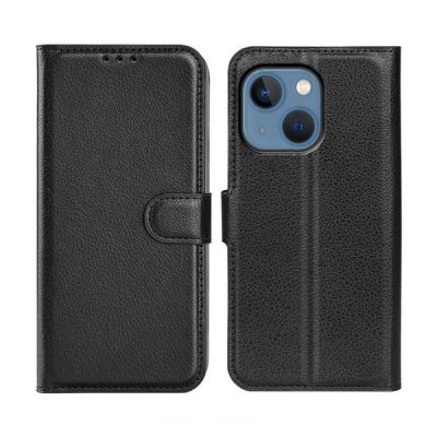 iPhone 14 Plånboksfodral med Flip Stand - Svart
