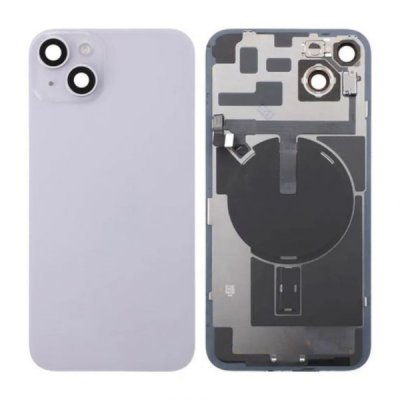 iPhone 14 Plus Baksida Glas med flexkabel - Lila