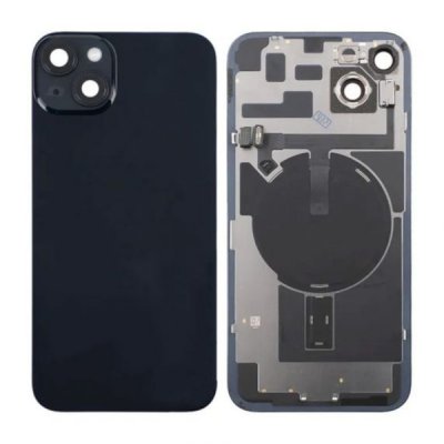 iPhone 14 Plus Baksida Glas med flexkabel - Svart