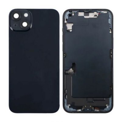 iPhone 14 Plus Baksida Original med Komplett Ram - Svart