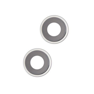 iPhone 14 Plus Kameralins med Ram - Silver