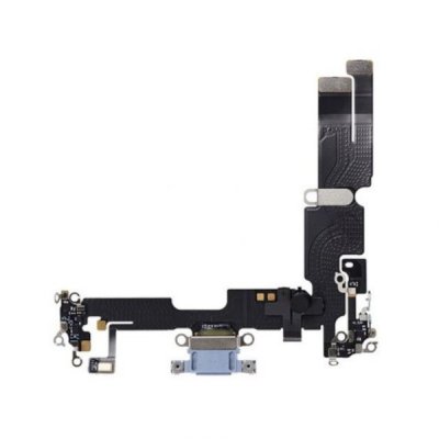iPhone 14 Plus Laddkontakt med Flexkabel OEM - Blå