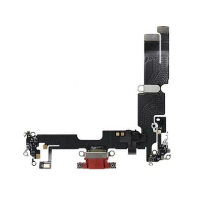 iPhone 14 Plus Laddkontakt med Flexkabel OEM - Röd