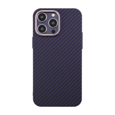 iPhone 14 Pro Max Kolfiber Skal - Lila, bild 2