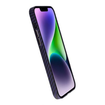 iPhone 14 Pro Max Kolfiber Skal - Lila, bild 5