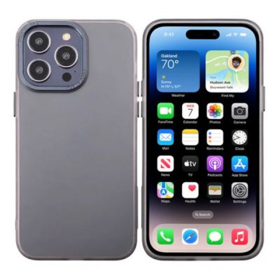 iPhone 14 Pro Max Mobilskal - Frostat Svart