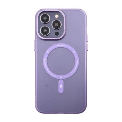 iPhone 14 Pro Max Skal med MagSafe - Frostat Lila