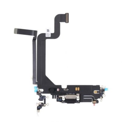 iPhone 14 Pro Max OEM Laddkontakt med Flexkabel - Svart