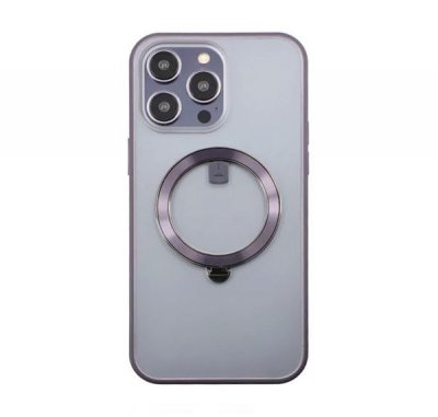iPhone 14 Pro Max Skal med MagSafe Stativ RV - Lila