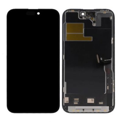 iPhone 14 Pro OLED Skärm med Display Glas - Svart