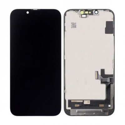 iPhone 14 LCD Display med Skärm Glas - Svart