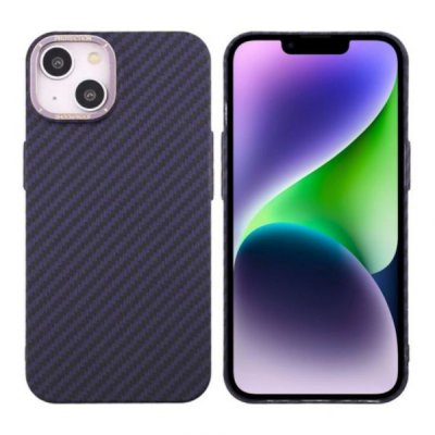 iPhone 15 Skal i Kolfiber - Lila