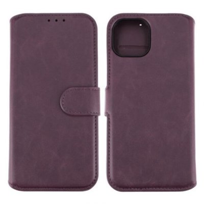 iPhone 15 Plånboksfodral med Magnet - Lila