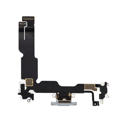 iPhone 15 Plus Laddkontakt med Flexkabel - Blå