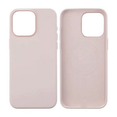iPhone 15 Pro Max Silikonskal med MagSafe - Rosa