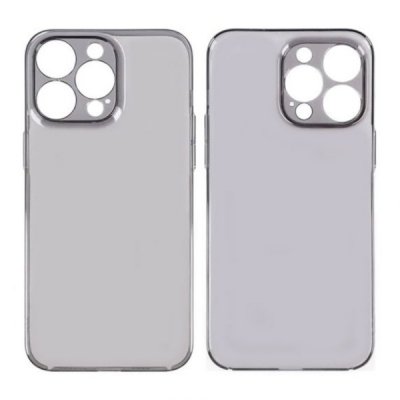 iPhone 15 Pro Skal Ultratunt TPU - Svart/Transparent