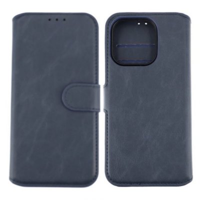 iPhone 15 Pro Plånboksfodral med Magnet - Blå