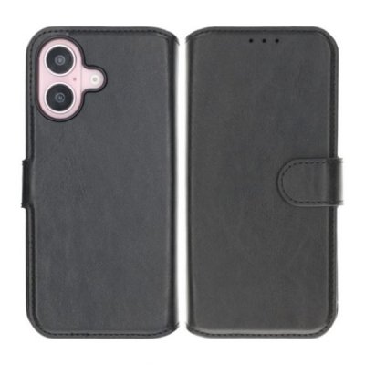 iPhone 16 Plus Plånboksfodral Med Magnet Skal RV - Svart