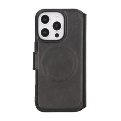 iPhone 16 Pro Max Plånboksfodral RV - Svart