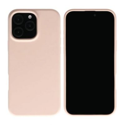 iPhone 16 Pro Max Silikonskal - Rosa Sand