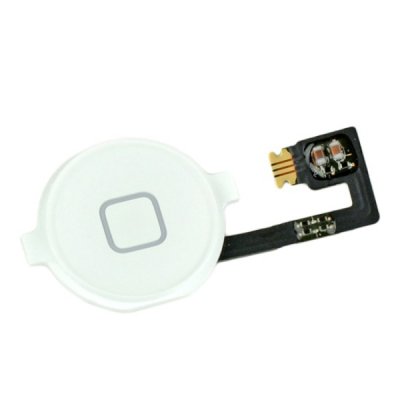 iPhone 4 Hemknapp med Flex - Vit