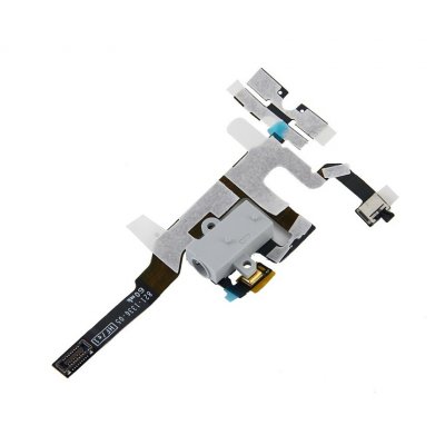iPhone 4S Hörlursuttag AUX med Flex - Vit