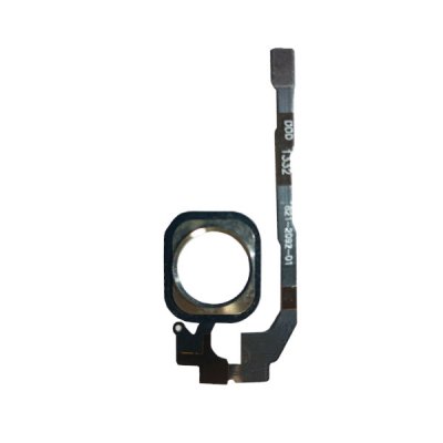 iPhone 5S, SE hemknapp med ring & flex - Vit