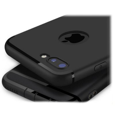 iPhone 6/6S Skal Slim Mjukt Dammresistent - Svart