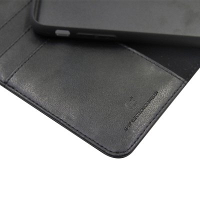 iPhone 6/6S Plånboksfodral i Äkta läder med Magnet och Stativ - Svart, bild 5
