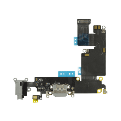 iPhone 6 Plus Laddkontakt & Hörlursuttag - Mörkgrå