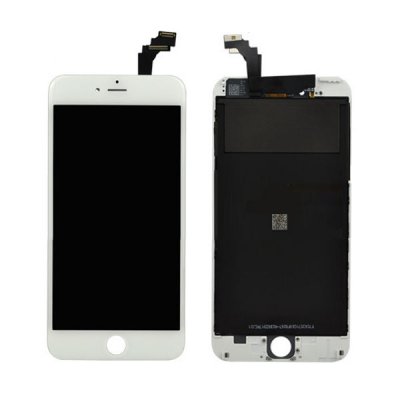iPhone 6 Plus Original Skärm med LCD Display Glas - Vit