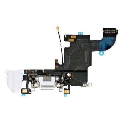 iPhone 6S Laddkontakt och Hörlursuttag - Vit
