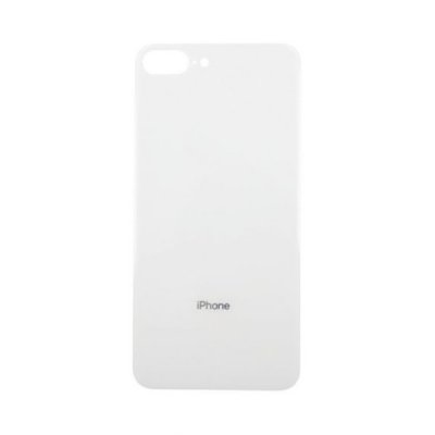 iPhone 8 Plus Baksida Glas med Självhäftande tejp OEM - Vit