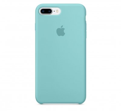 Apple iPhone 7 Plus / 8 Plus Silikonskal Original - Sea Blue, bild 3