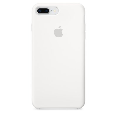 Apple iPhone 8 Plus / 7 Plus Silikonfodral Original - Vit, bild 2