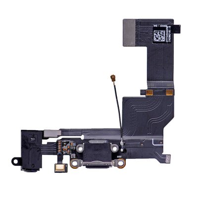 iPhone SE (2016) Laddkontakt & Hörlursuttag - Svart
