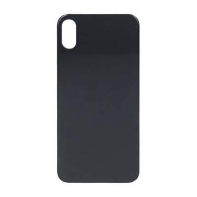 iPhone X Baksida Glas med Självhäftande tejp OEM - Svart