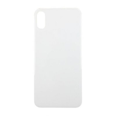 iPhone X Baksida Glas med Självhäftande tejp OEM - Vit