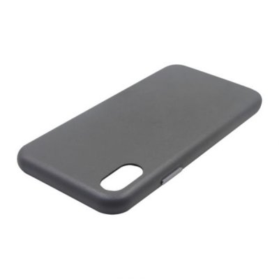 iPhone X/XS Genuint Läderskal - Grå, bild 3