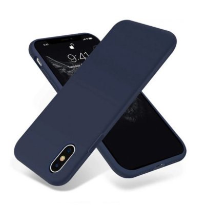 iPhone X/XS Silikonskal RV - Blå