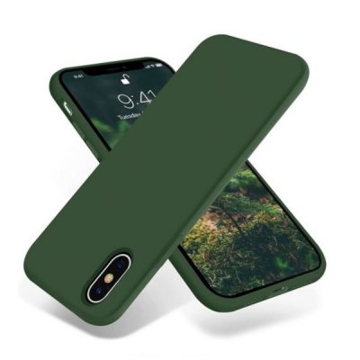 iPhone X/XS Silikonskal RV - Grön