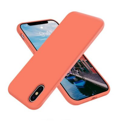 iPhone X/XS Silikonskal RV - Rosa