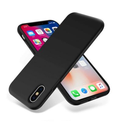 iPhone X/XS Silikonskal RV - Svart