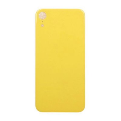 iPhone XR Baksida Glas med Självhäftande tejp OEM - Gul