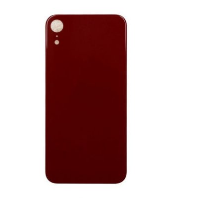 iPhone XR Baksida Glas med Självhäftande tejp OEM - Röd
