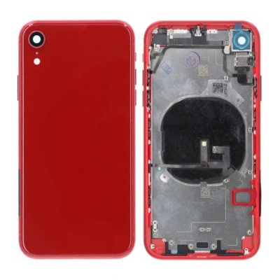 iPhone XR Baksida med Komplett Ram Premium OEM - Röd