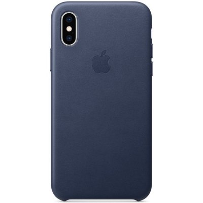 Apple läderfodral till iPhone XS - Midnattsblå, bild 2