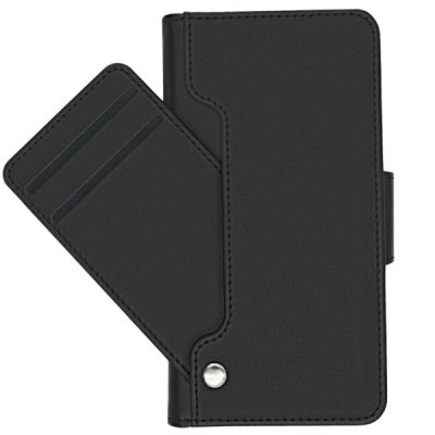 RV iPhone XS Max Läderfodral Ställ - Minificka - Svart